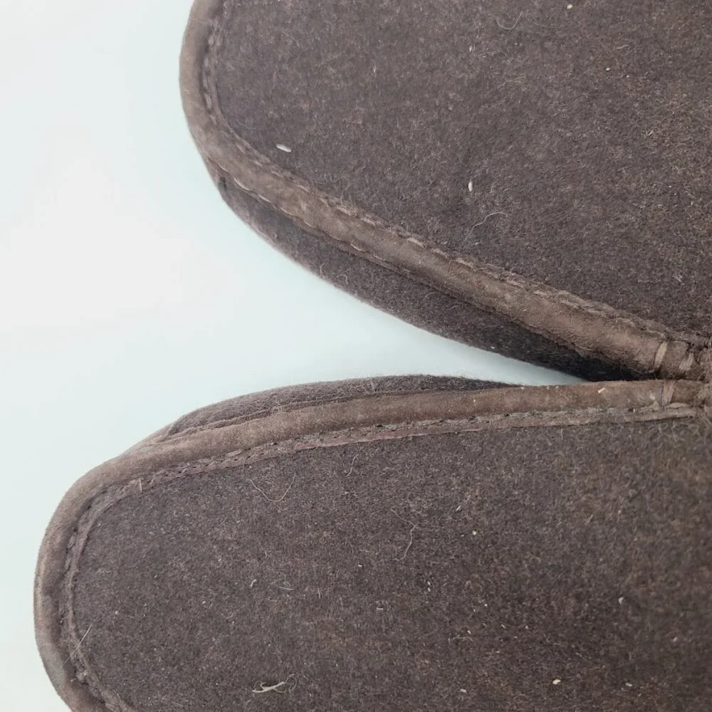 UGG Men's Brown Ascot‎ 3233 Sheepskin Slip-On Casual Moccasins Size 11